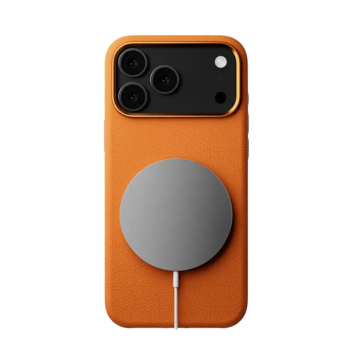 Joko Apple İphone 17 Pro Max Wonder Deri Magsafe Kapak - Turuncu