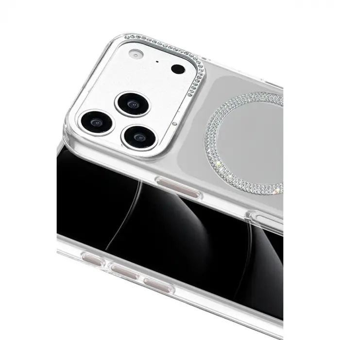 Joko Apple İphone 17 Pro Tash Diamond Magsafe Kapak - Beyaz