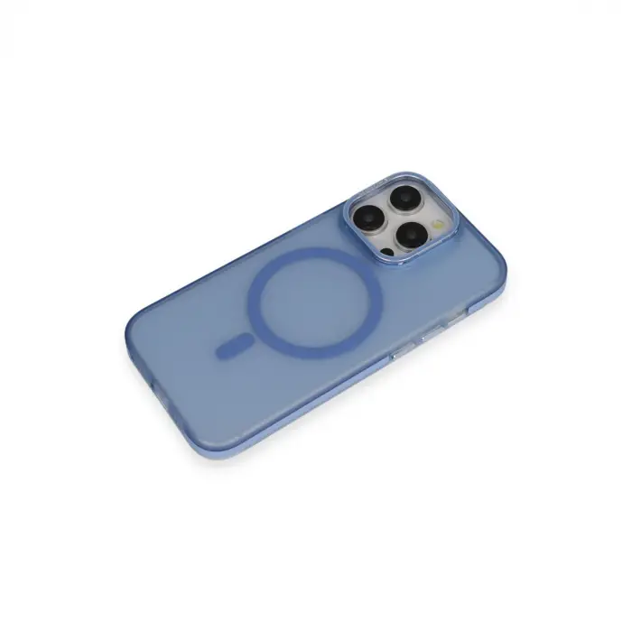 Joko İphone 14 Pro Max Frost Standlı Magsafe Kapak - Sierra Blue