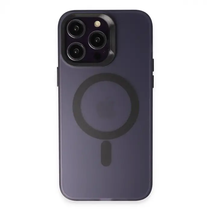 Joko İphone 14 Pro Max Kılıf Mateks Magsafe Kapak - Derin Mor