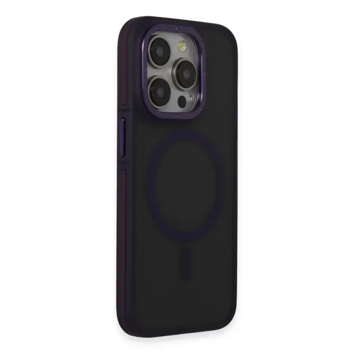 Joko İphone 14 Pro Max Kılıf Rocky Magsafe Kapak - Derin Mor