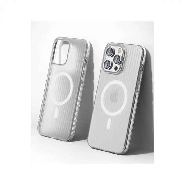 Joko İphone 14 Pro Max Line Magsafe Kapak - Beyaz