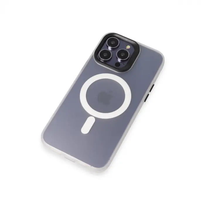 Joko İphone 15 Pro Max Kılıf Mateks Magsafe Kapak - Beyaz