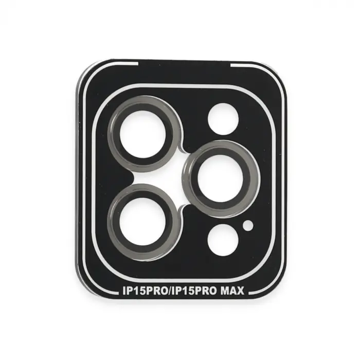 Joko İphone 15 Pro Max Pvd Metal Kamera Lens - Gri