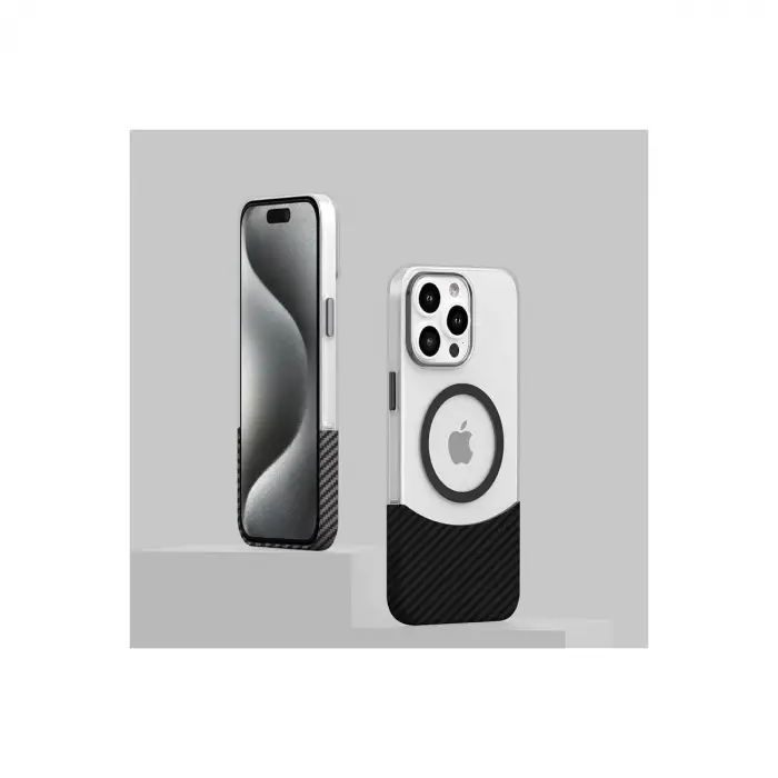 Joko İphone 16 Plus Carbon Puzzle Magsafe Kapak - Siyah