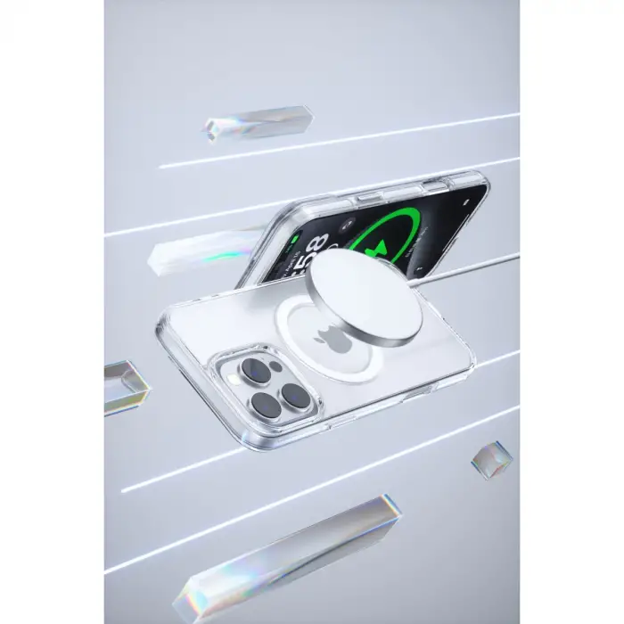 Joko İphone 16 Pro Gleam Pc Sert Magsafe Kılıf - Şeffaf