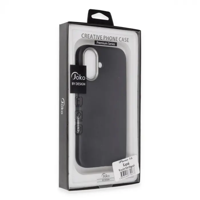 Joko İphone 16 Wonder Deri Magsafe Kapak - Siyah