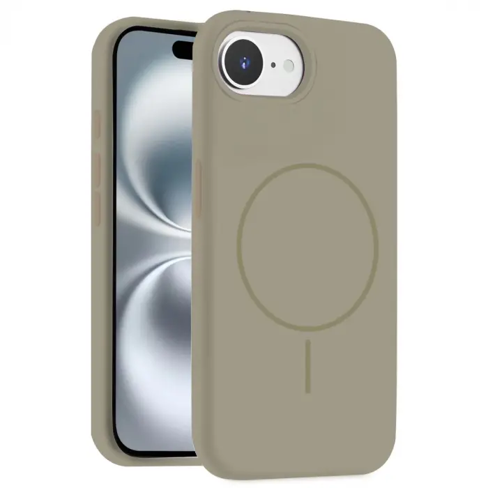 Joko İphone 16e Kılıf Jully Magsafe Kapak - Çöl Titanyum