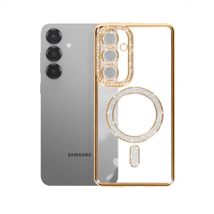Joko Samsung Galaxy A57 5g Joke Simli Magneticsafe Kılıf - Gold