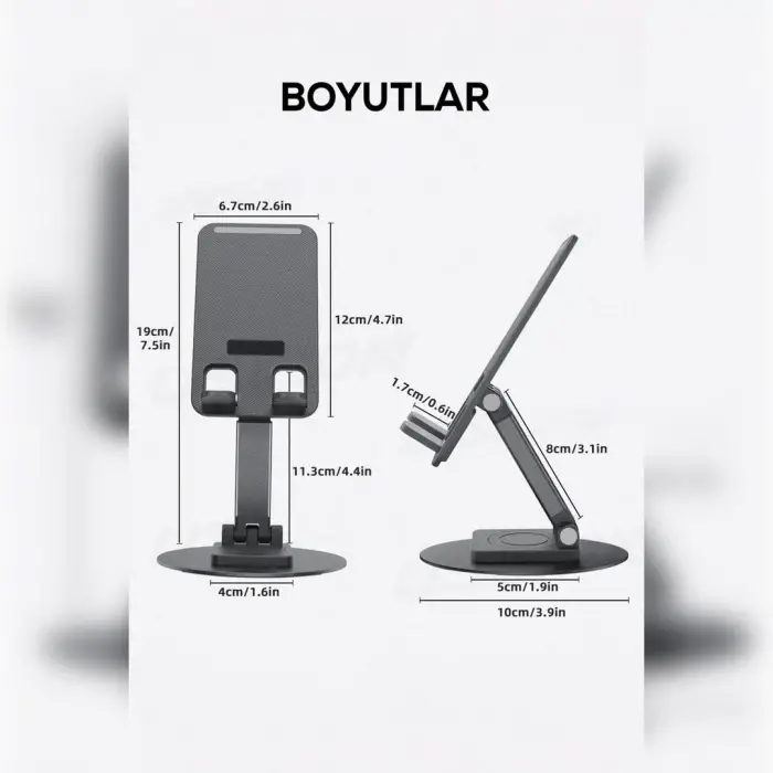 Kablo Geçirilebilir Telefon Tutucu