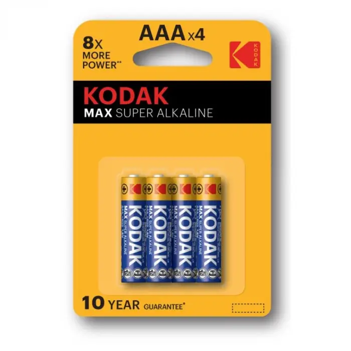 Kodak  4 Adet Max Super Alkalin İnce Pil