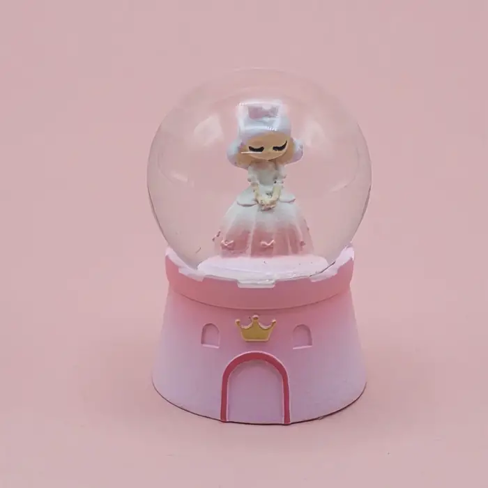 Küçük Boy Sevimli Prenses Kar Küresi