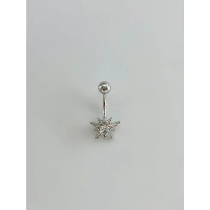 Kutup Yıldızı Detaylı Göbek Piercing - Pg0161