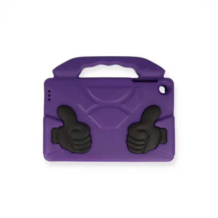 Lenovo Tab M10 Tb328fu Kılıf Like Stantlı Tablet Silikon - Mor