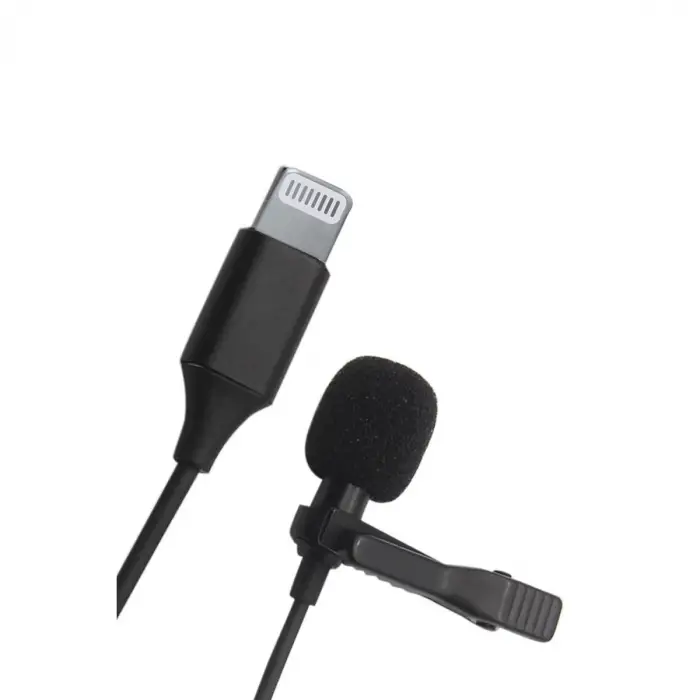 Lightning 2 Metre Double Mikrofon - Siyah