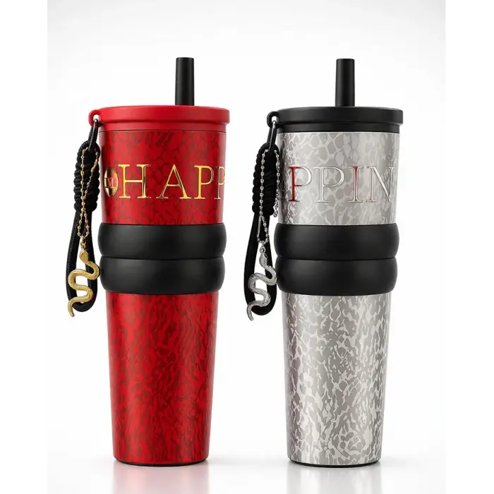 Lüks Tasarım Çift Katmanlı Vakumlu Termos Bardak Alk4643