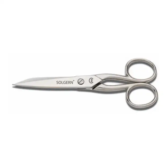 M-218 Sivri Uçlu İplik Temizleme Makası No: 5,5 İnç / 13,97 Cm - Nikel Kaplama