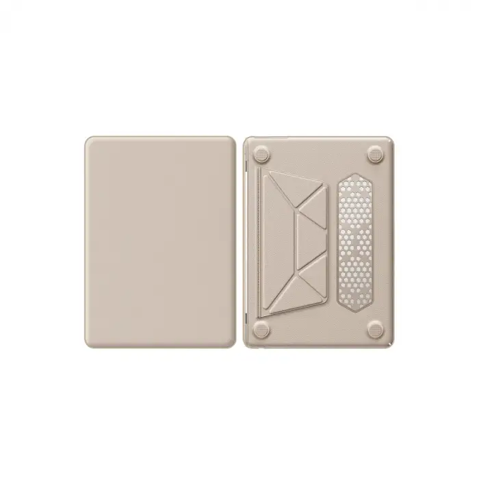 Macbook Air 15 2024 Macbook Deri Kapak - Gold