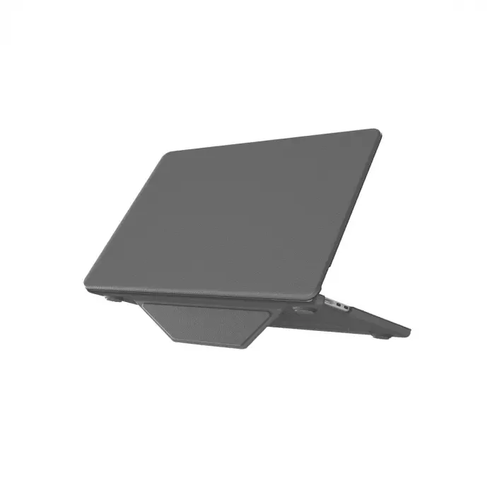 Macbook Air 15 2024 Macbook Deri Kapak - Gri