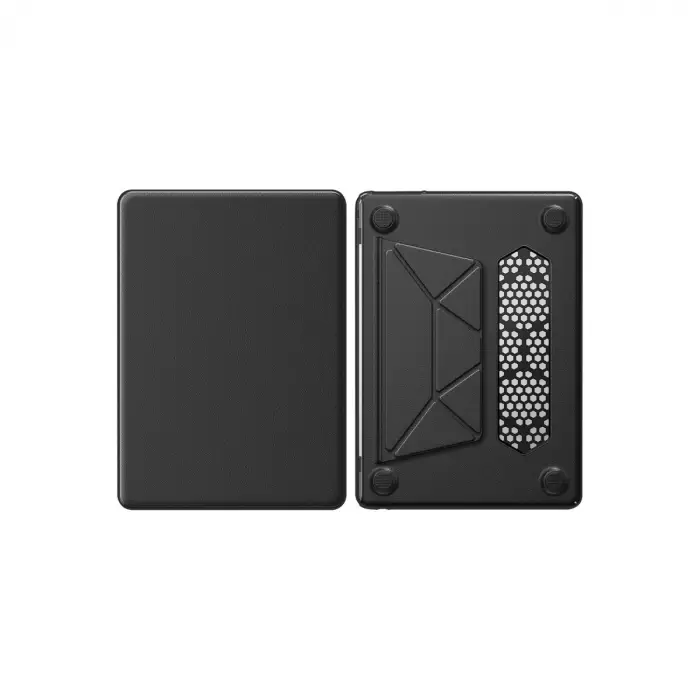 Macbook Air 15 2024 Macbook Deri Kapak - Siyah