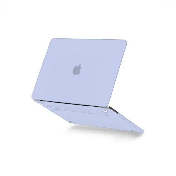 Macbook Pro 13 2021 Macbook Buzlu Kapak - Lila