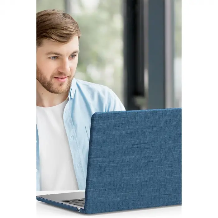 Macbook Pro 16 2021 Macbook Kumaş Kapak - Lacivert