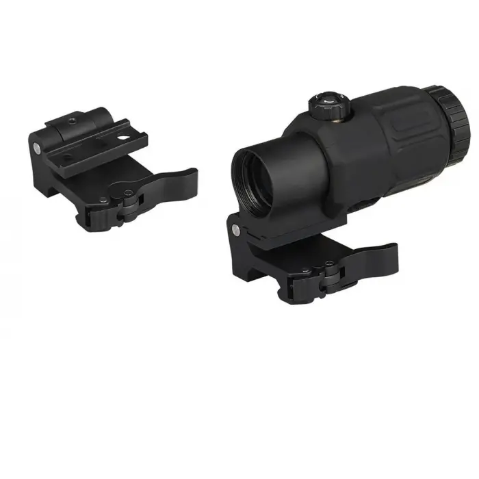 Magnifier 5x Yakınlaştırmalı Dürbün  22mm Ray Uyumlu, Katlanır Yaylı Ayaklı