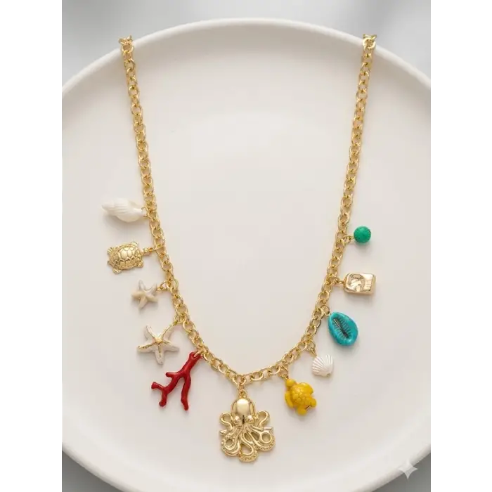 Mercan Dokunuşu Charm Kolye