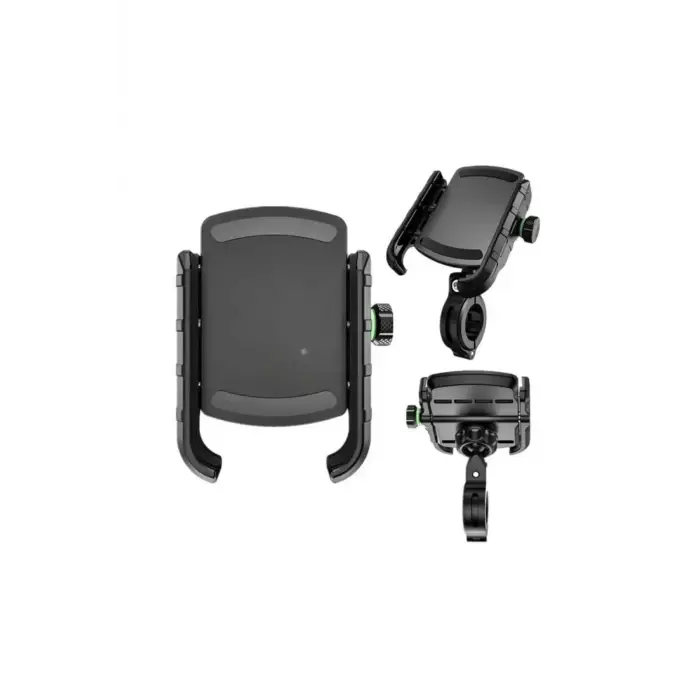 Motosiklet Gidon Ve Ayna Bağlantılı Motor Ve Bisiklet Uyumlu Telefon Tutucu 12-24w Hızlı Şarj