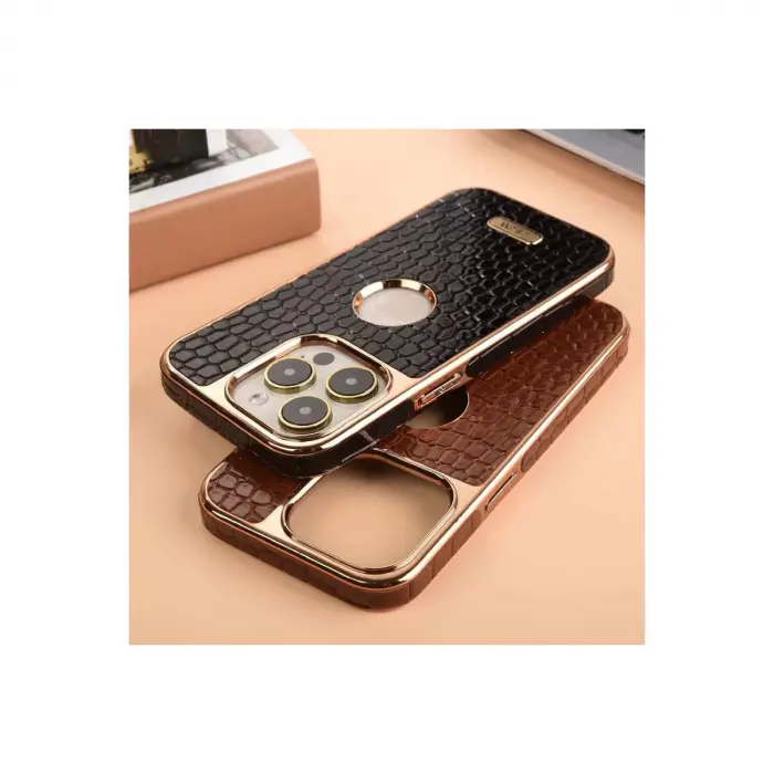 Newface Apple İphone 14 Pro Max Kılıf Snake Kapak - Derin Mor