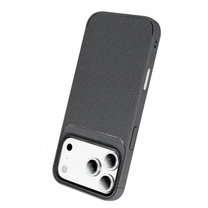 Newface Apple İphone 18 Pro Max Auto Focus Karbon Kapak - Gri