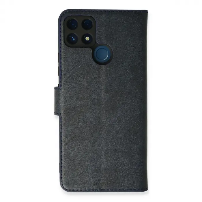 Realme C25 Kılıf Trend S Plus Kapaklı Kılıf - Lacivert