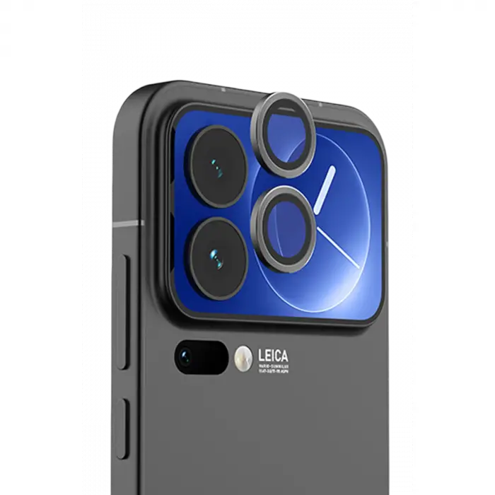 Newface Xiaomi Mi 17 Pro Max Raze Metal Kamera Lens - Siyah
