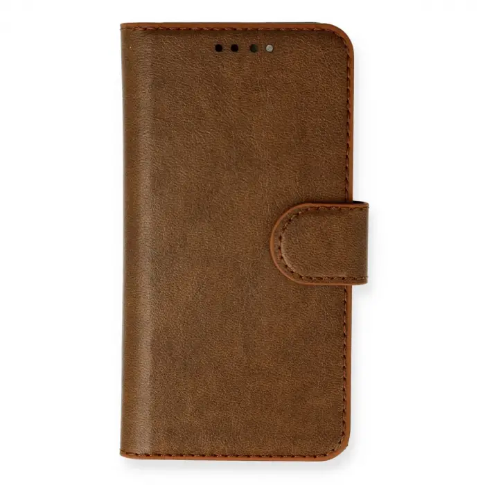 Xiaomi Redmi Note 11t Kılıf Trend S Plus Kapaklı Kılıf - Taba