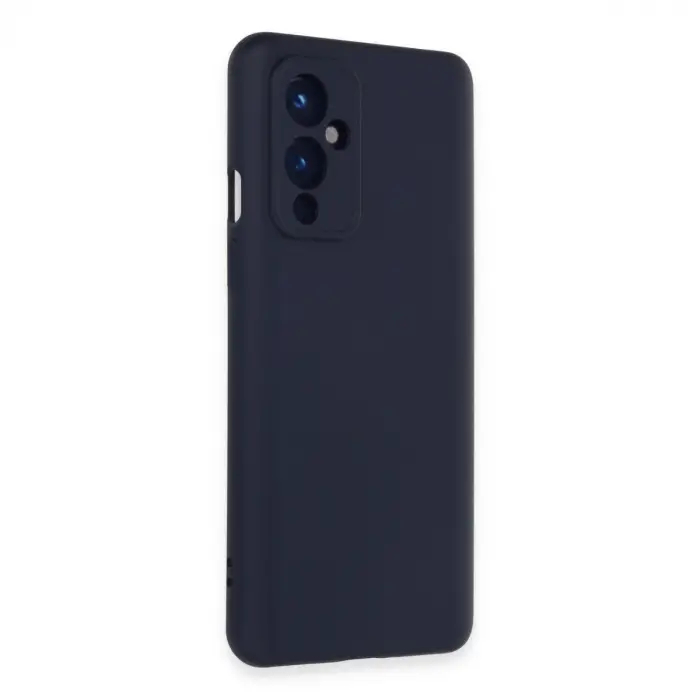 One Plus 9 Kılıf Nano İçi Kadife Silikon - Lacivert