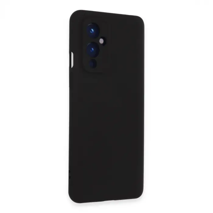 One Plus 9 Kılıf Nano İçi Kadife Silikon - Siyah