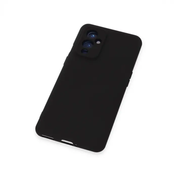 One Plus 9 Kılıf Nano İçi Kadife Silikon - Siyah