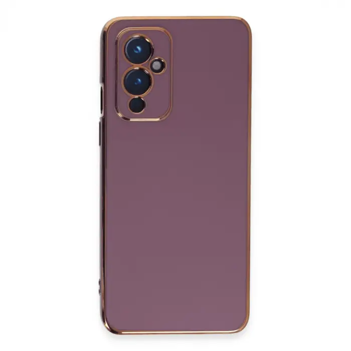 One Plus 9 Kılıf Volet Silikon - Mor