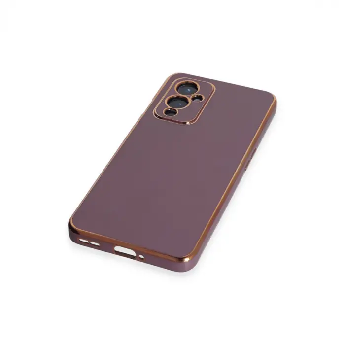 One Plus 9 Kılıf Volet Silikon - Mor