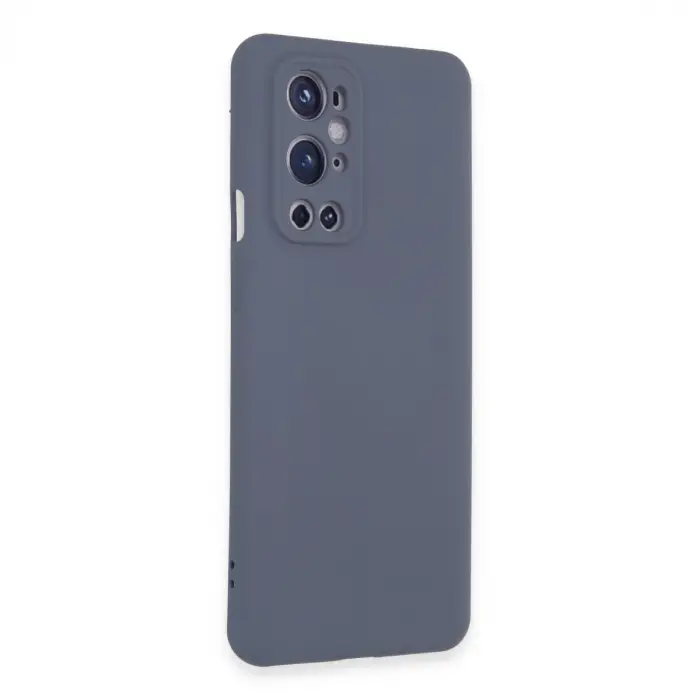 One Plus 9 Pro Kılıf Nano İçi Kadife Silikon - Gri