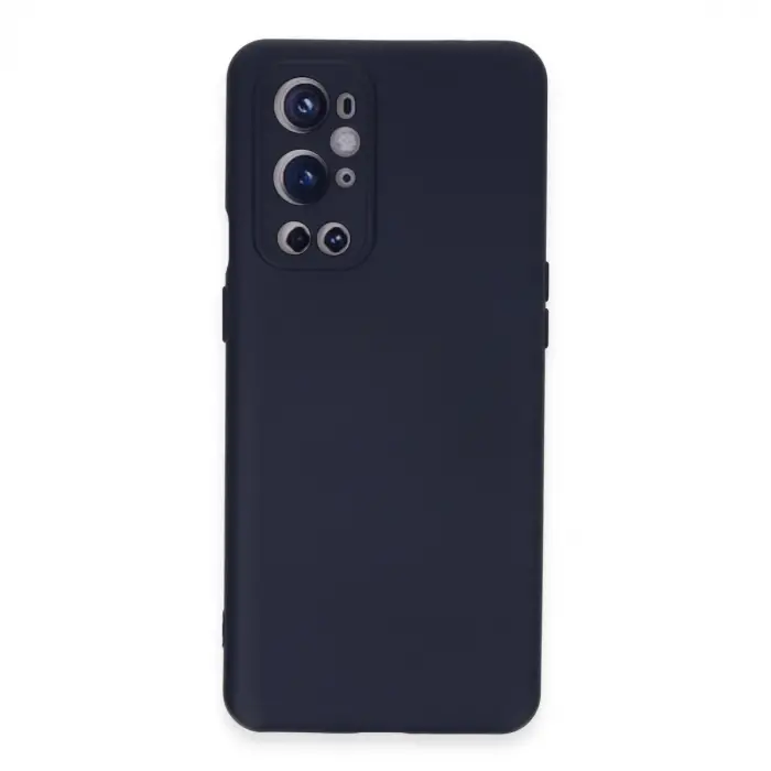 One Plus 9 Pro Kılıf Nano İçi Kadife Silikon - Lacivert