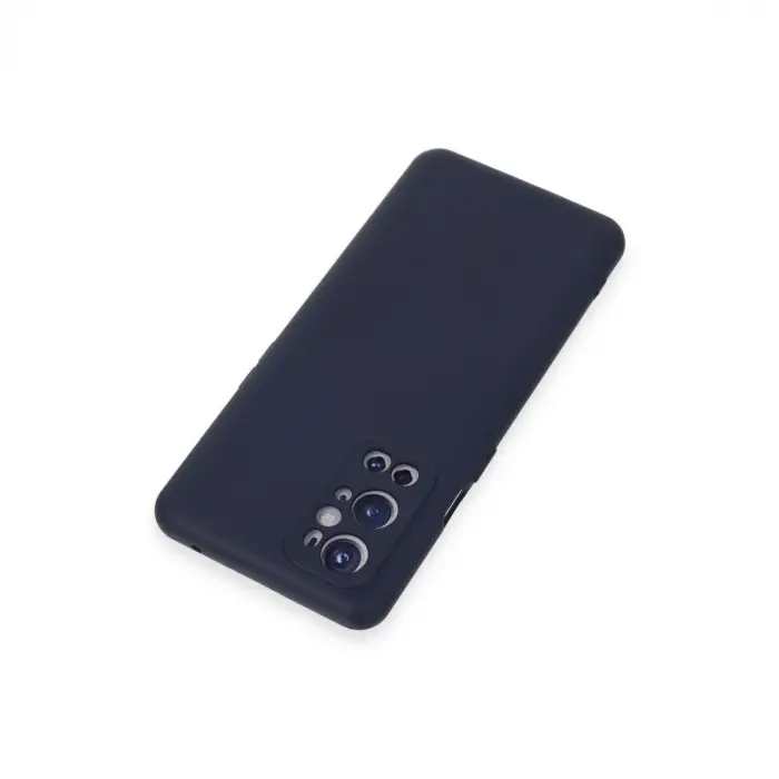One Plus 9 Pro Kılıf Nano İçi Kadife Silikon - Lacivert