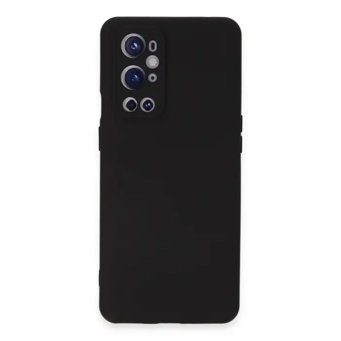 One Plus 9 Pro Kılıf Nano İçi Kadife Silikon - Siyah