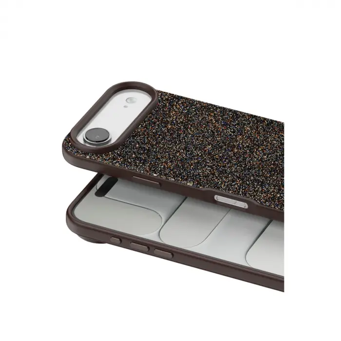 Onegif Apple İphone 17 Air Bright Simli Kapak - Gold