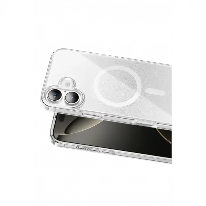 Onegif Apple İphone 17 Sora Simli Magsafe Kapak - Beyaz