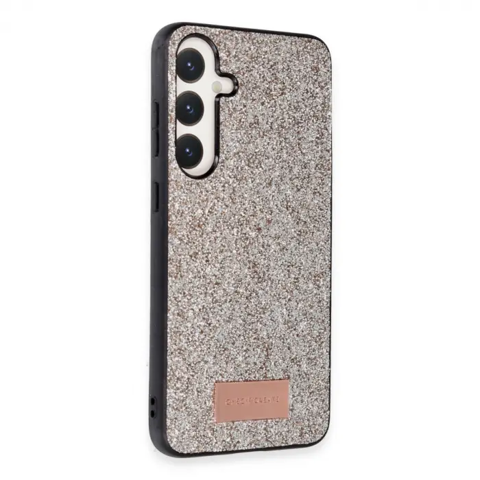 Onegif Samsung Galaxy A05s Bright Simli Kapak - Gold