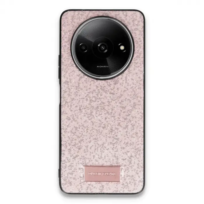 Onegif Xiaomi Redmi A3 4g Bright Simli Kapak - Pembe