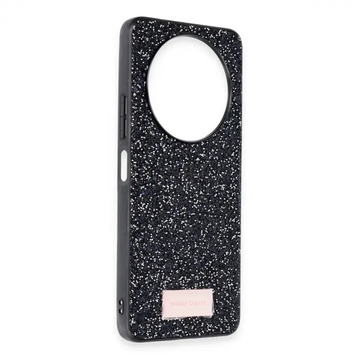 Onegif Xiaomi Redmi A3 4g Bright Simli Kapak - Siyah