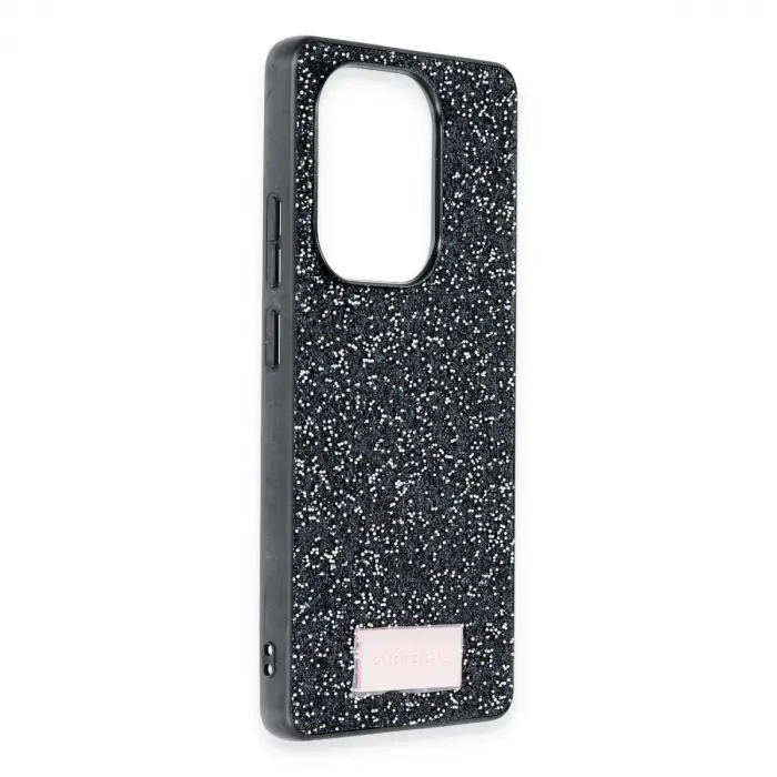 Onegif Xiaomi Redmi Note 13 Pro 4g Bright Simli Kapak - Siyah