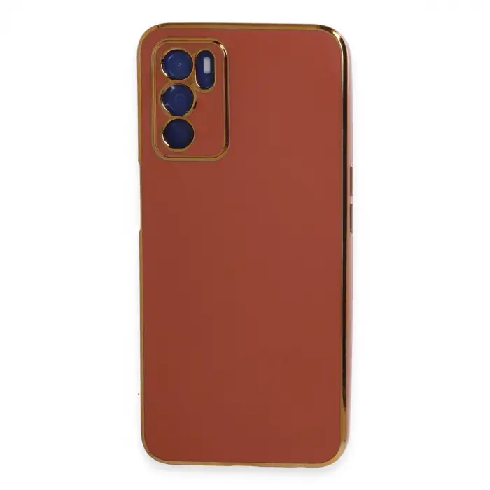 Oppo A16 Kılıf Volet Silikon - Kırmızı